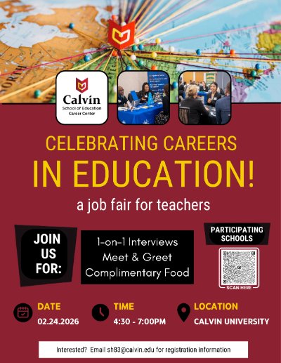 Teacher Job Fair at Calvin University